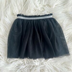 Cat & Jack Target Toddler Girls Black Glitter Tutu Skirt Size 4T